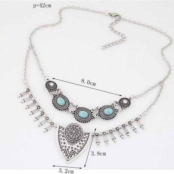 ❤Boho vintage Stone choker Neckalces❤ - Picture 3 of 8